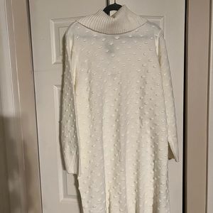 Women’s size 2x ivory sweater dress brand new